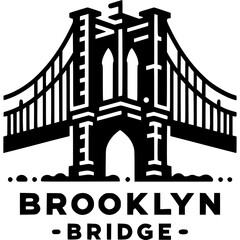 Brooklyn Bridge Vector Icon