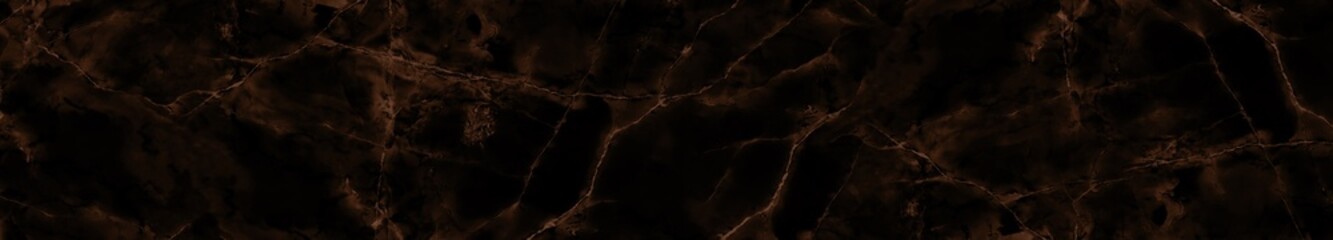 Deep black marble with copper veins, luxury stone surface