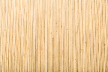 Naklejka premium Woven Bamboo Texture - Seamless Vertical Light Thin Strips Background