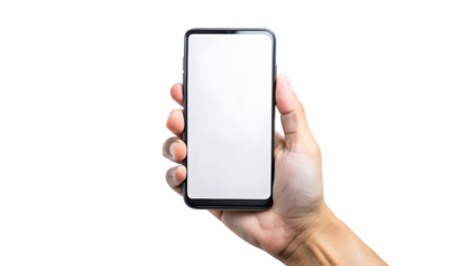 mobile phone in hand