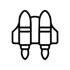 Jetpack Flying Icon