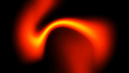 Abstract dynamic vibrant glowing fiery orange and red S-curve background with soft flowing lines creating a warm energy wave and stylish modern digital illustration