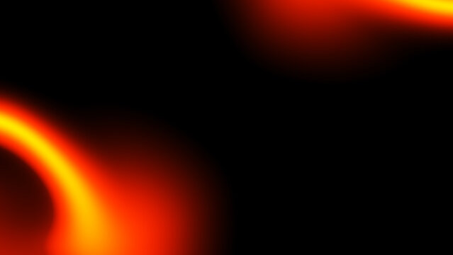 Minimalist abstract bright glowing fiery orange and red corner light leak background with soft gradient creating a warm and subtle dramatic ethereal artistic effect