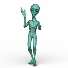 エイリアン　3DCGレンダリング