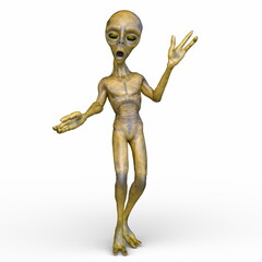 エイリアン　3DCGレンダリング