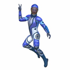 サイバーマン　3DCGレンダリング