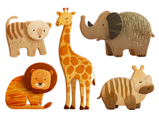 Wooden Puzzle Animals