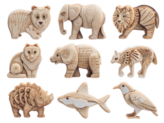 Wooden Puzzle Animals