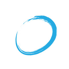 Hand-drawn brush circle animation/vector with organic stroke and transparent background. Perfect for highlighting text, dates, notes, UI elements, and creative design projects.