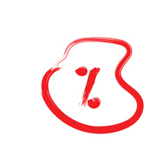 Set of clean and modern discount vector labels from 5% to 70%. Perfect for sale banners, promo designs, product marketing, retail advertising, price tags, and special offer layouts