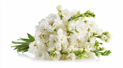 Beautiful white flower bouquet arranged for a special occasion