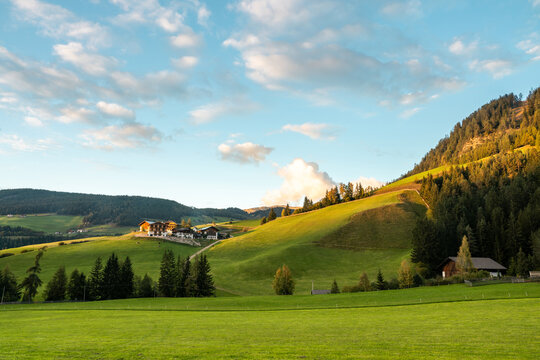 Breathtaking Landscape of Santa Maddalena, Alps, Italy
