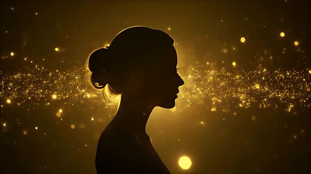 Golden Silhouette Women&rsquo;s Day Glow