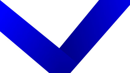 elegant certificate border. geometric illustration of blue v shape