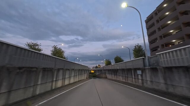 名古屋高速　高速2号東山線　トンネル