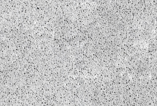 Seamless gray foam concrete background with tiny holes