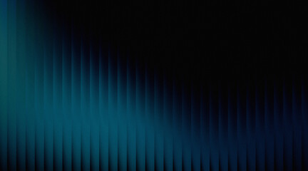 Abstract teal blue gradient lines pattern with textured surface