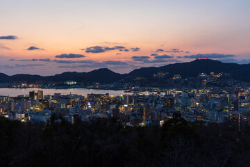 世界新三大夜景　長崎夜景　風頭公園展望台からの眺望