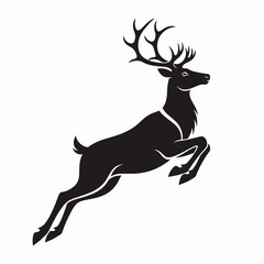 deer silhouette vector