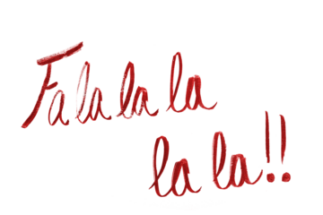 Fa la la la la la la, png, cut-out, silo