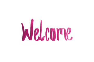 Welcome, png, cut-out, silo