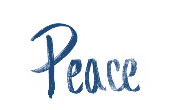 Peace, handwritten, png, cut-out, silo - Powered by Adobe