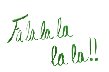 Fa la la la la la la, png, cut-out, silo