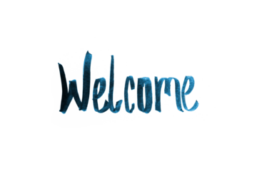 Welcome, png, cut-out, silo