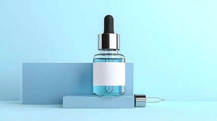 Dropper Serum Bottle Mockup