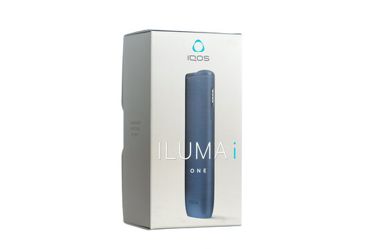 Yerevan Armenia - December 07, 2025: IQOS ILUMA i ONE - Midnight Black.
