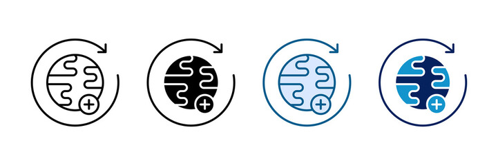 Nature Recovery Icon Set Multiple Style Collection