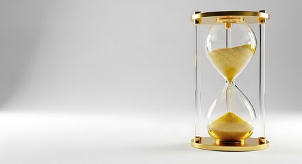 Hourglass Passing Time Countdown Timer Urgency Deadline Sandclock Measurement