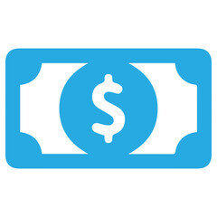 Dollar Banknote Flat Icon