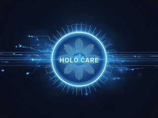 Holo care: digital innovation in healthcare and futuristic medical technology concept