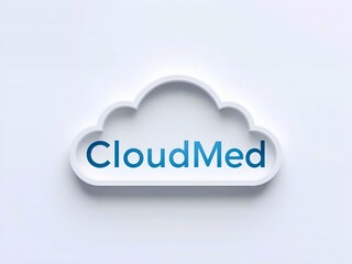 Cloudmed logo in a white cloud shape symbolizing modern healthcare technology