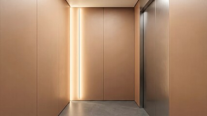 Modern Elevator Interior Design, Minimalist View