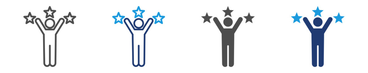 success icon set multiple style