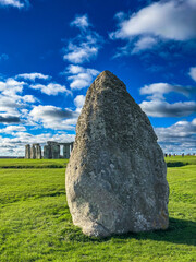 Stonehenge on a sunny day in winter