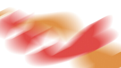 Abstract warm red and orange color flow gradient modern design element.