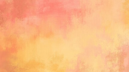 Fototapeta premium Abstract watercolor painting with seamless pink orange yellow blend, soft gradients, uneven texture,