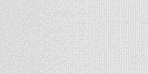 Dot white gray wave light technology texture background. Abstract big data digital concept.