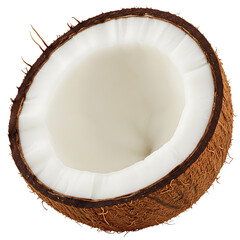 Half Coconut Illustration .