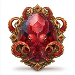 The game asset and game background isolation, video game, slot game asset, mobile game asset, casino element, Illustration