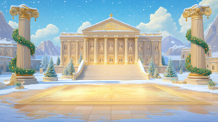 The game asset and game background isolation, video game, slot game asset, mobile game asset, casino element, Illustration