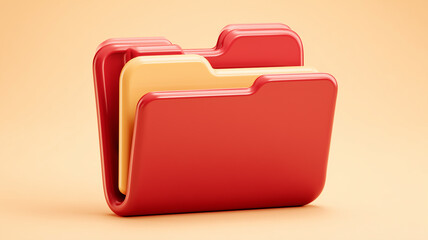 Colorful folder concept illustrating categorized information storage designed for simplified organization and practical digital management.

