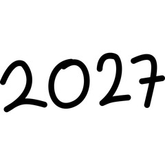 2027 hand drawn
