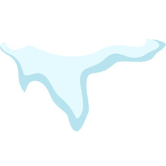 Melting Snow Illustration