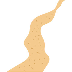 Sand Road Illustration