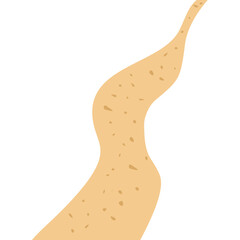 Sand Road Illustration