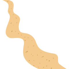 Sand Road Illustration